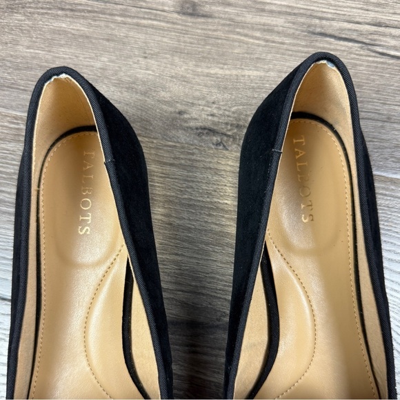 Talbots NWOT Ryan Embroidered Suede Loafers 9 - Christmas, Holiday, Black - Picture 7 of 10